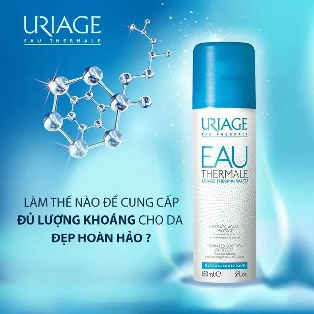 Xịt khoáng cấp ẩm URIAGE THERMAL WATER 300ml