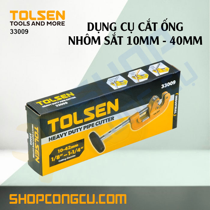[HCM]Dụng cụ cắt ống 10-40mm Tolsen 33009