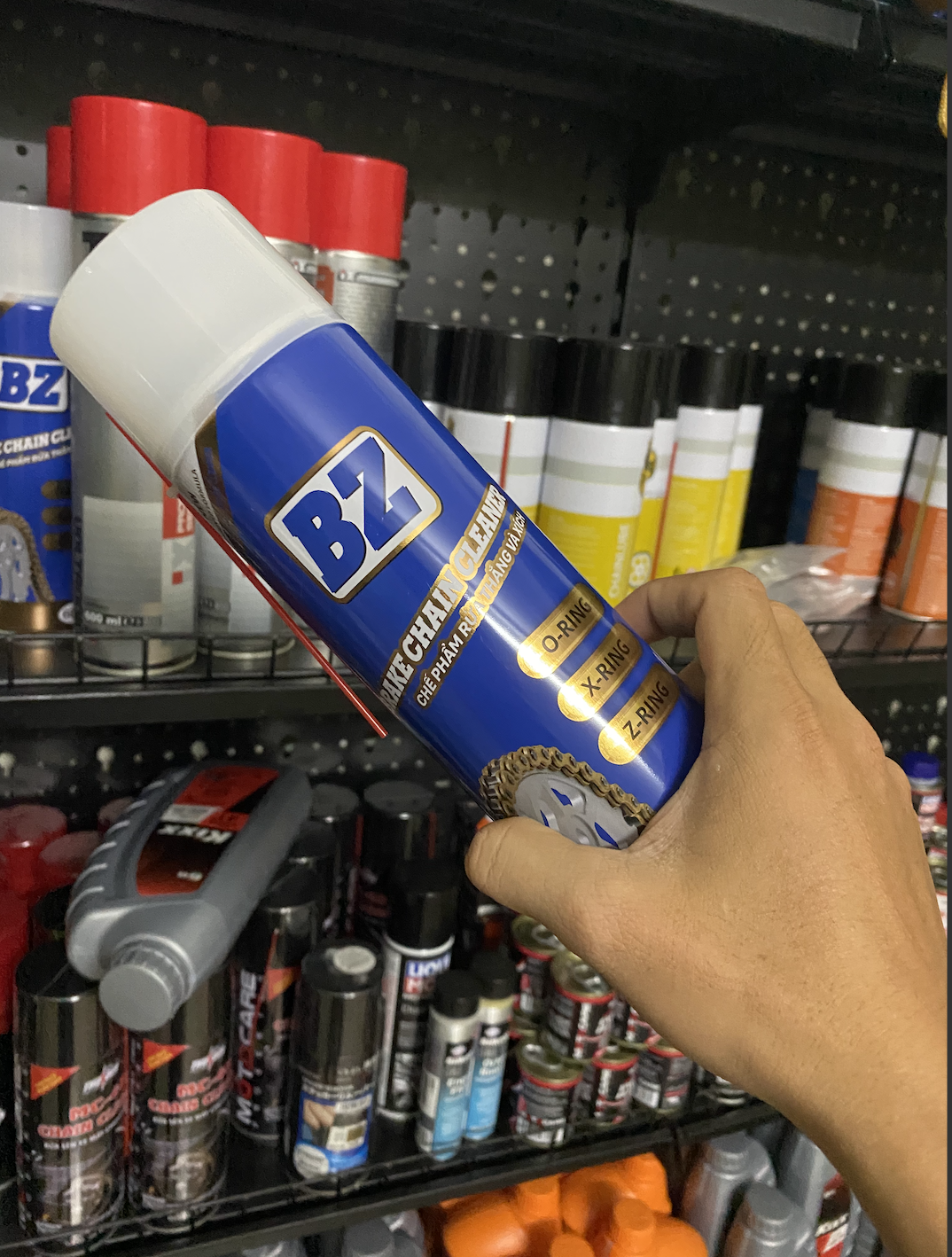 Rửa sên, xích BZ mẫu mới 600ml