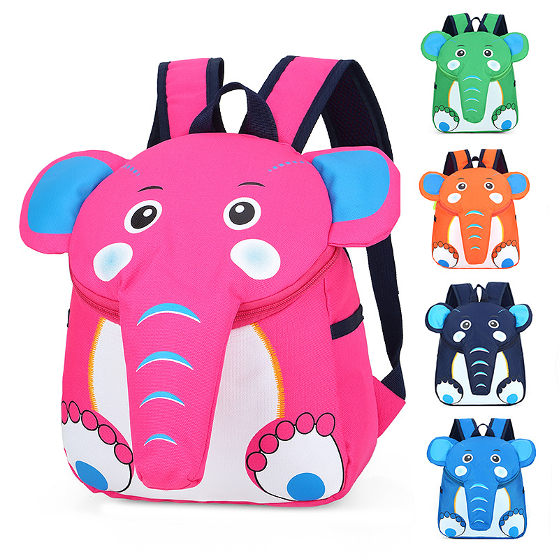 Dinosaurs backpack children's backpack kids elephant pattern (nhiều màu)-[shoulder bags children school bags backpack children's backpack mini baby backpack child children go to school Korean]