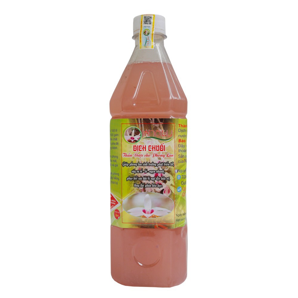 Dịch chuối khaly chuyên dùng cho phong lan và hoa hồng chai 1 lít