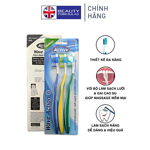 Combo 3 Bàn Chải Đánh Răng Đa Năng BF Nhập Khẩu