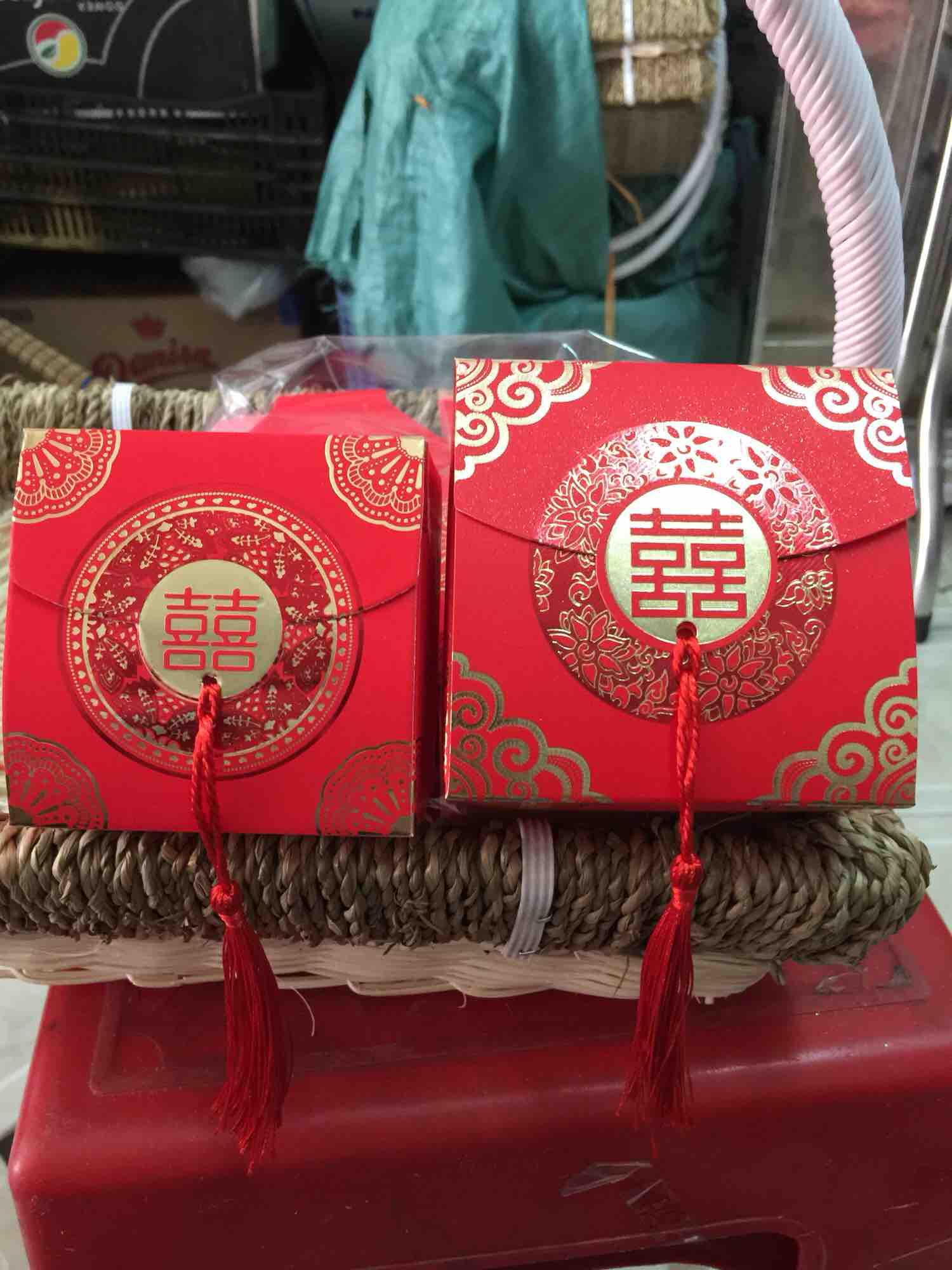Hộp quà cưới combo 50 cái