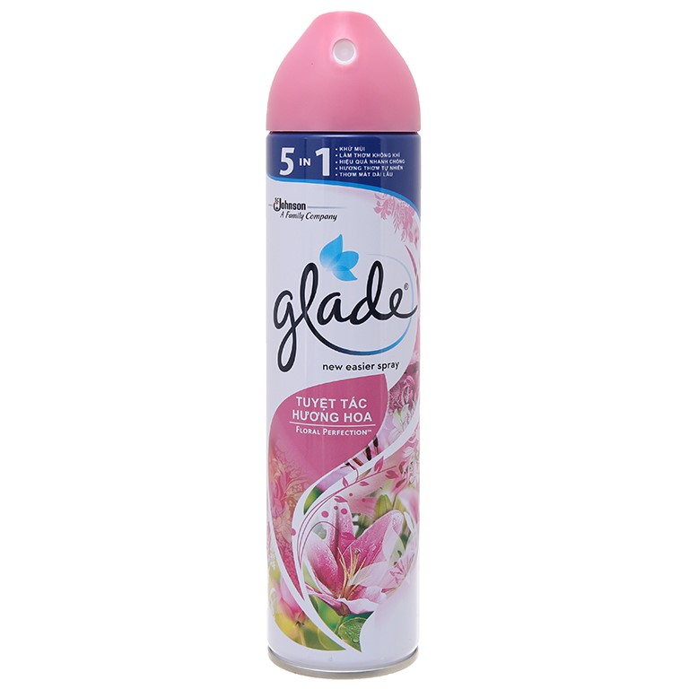 Xịt phòng Glade hương thơm cao cấp 280ml đủ mùi