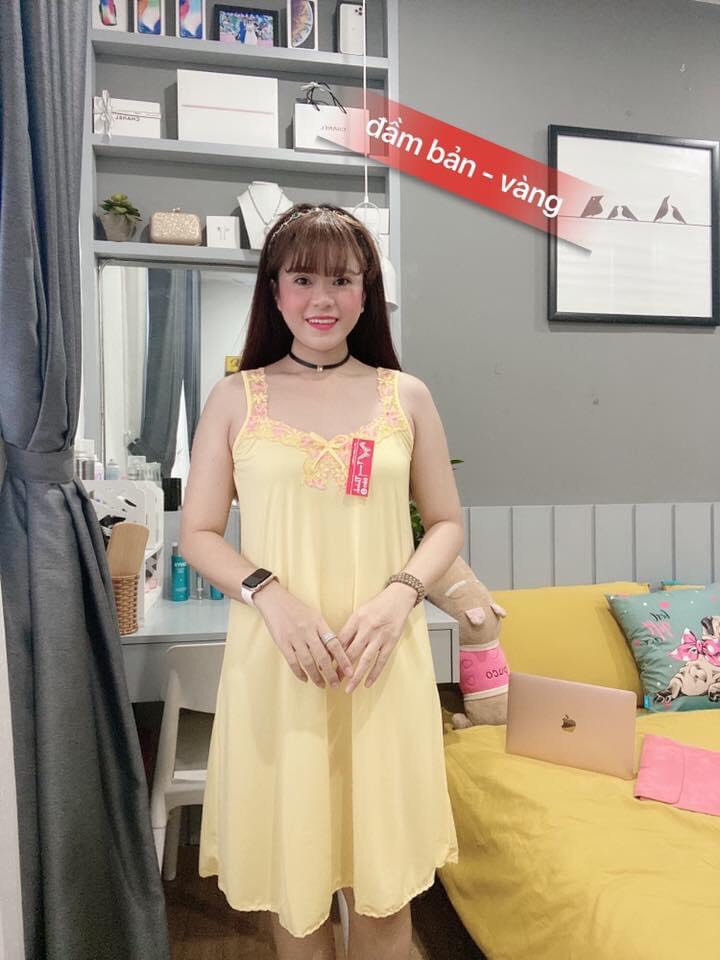 [FreeshipMAX] [HCM]Đầm Ngủ Thun Lạnh Mặc Nhà Loại 1