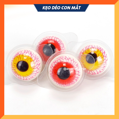 [Combo 5 viên] Kẹo dẻo con mắt/ vịt vàng Eyeball siêu HOT (Không nhân)