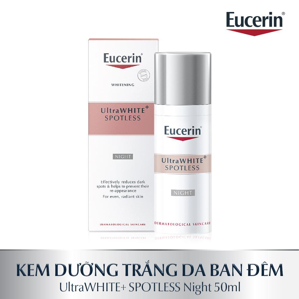 [GIẢM 20K ĐƠN 399K] Kem dưỡng trắng da ban đêm Eucerin UltraWHITE+ SPOTLESS 50ml (NEW)