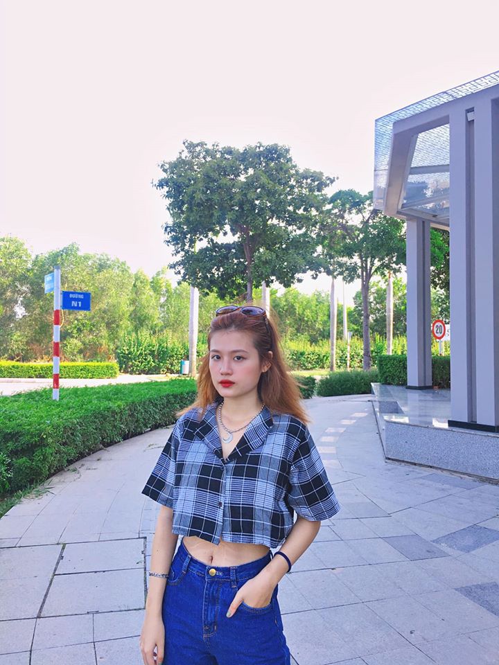 (ẢNH THẬT) ÁO SƠ MI KẺ COPTOP CỰC XINH, THỜI TRANG 1993