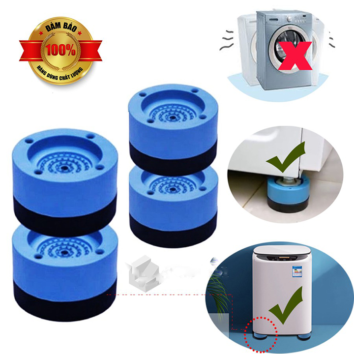 Bộ 4 Đế Chống Rung Máy Giặt Silicon Cao Cấp