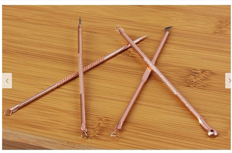 Set nặn mụn 4 món kèm hộp