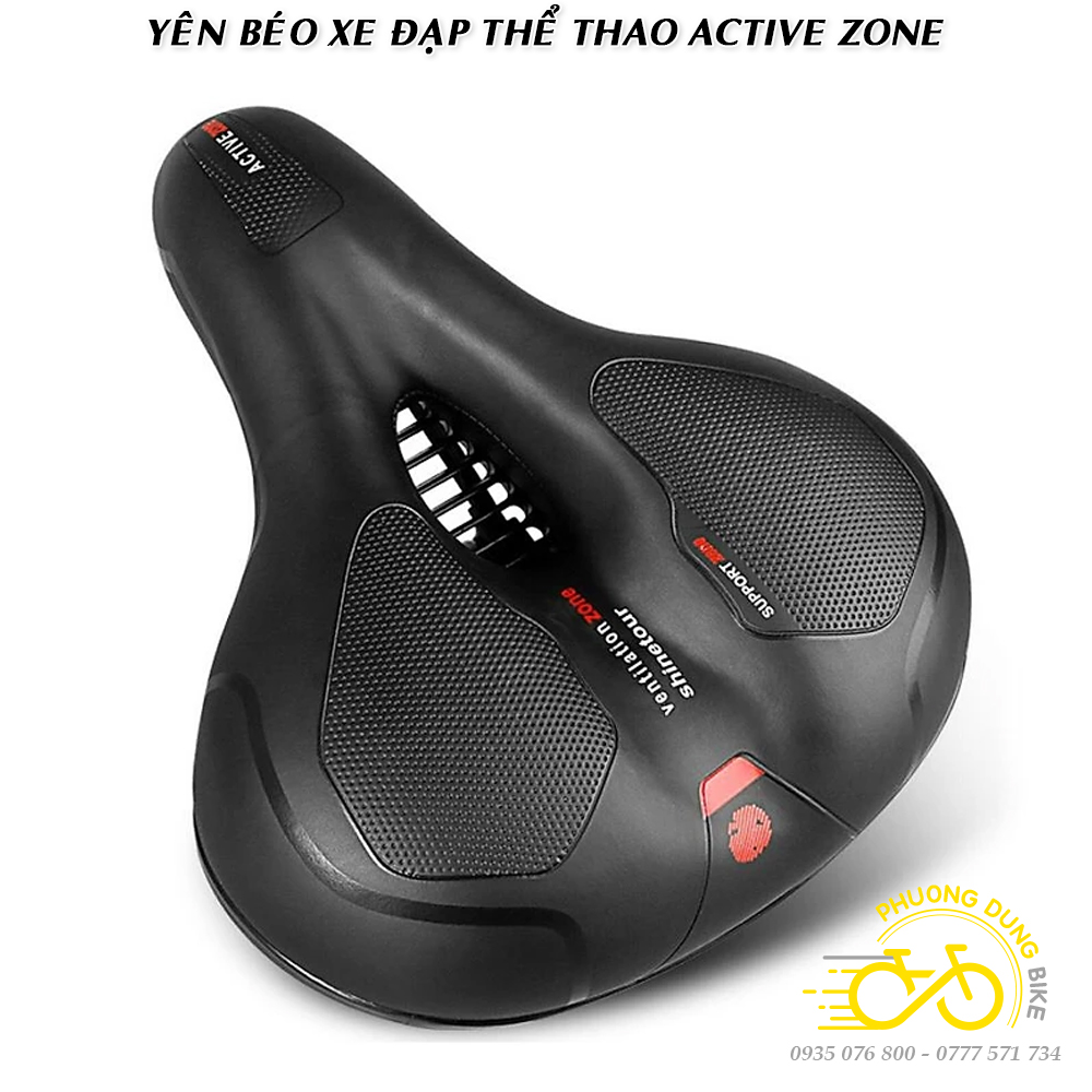 Yên béo xe đạp thể thao ACTIVE ZONE (Yên mềm)