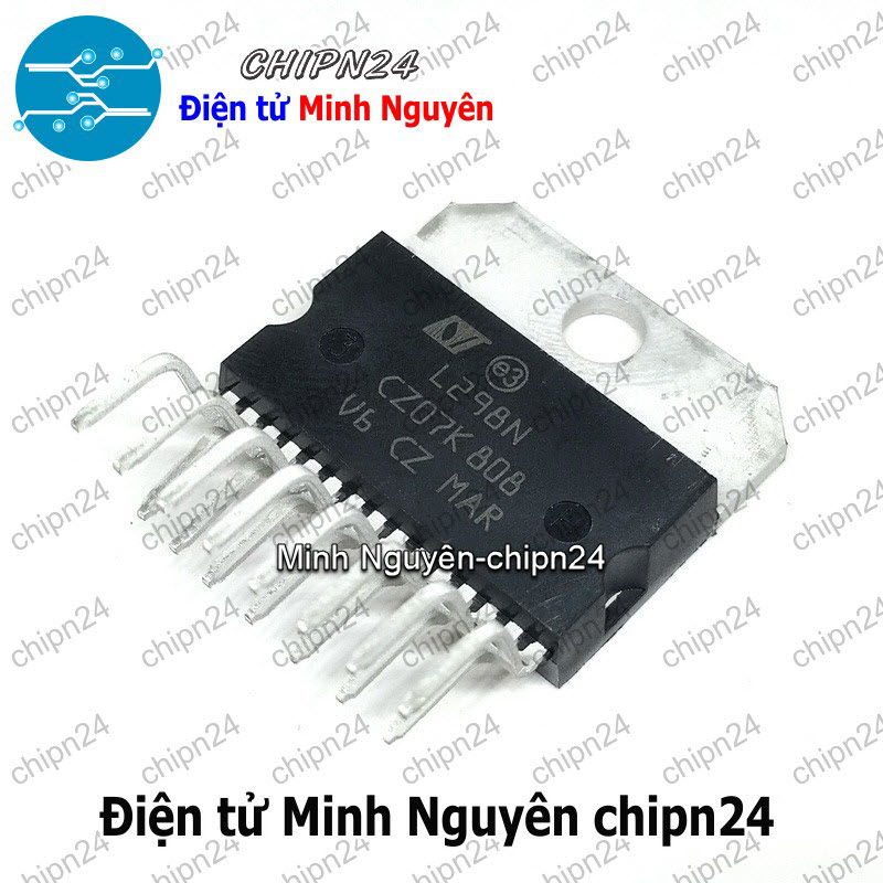 [1 con] (DIP) IC L298 Multiwatt-15 (L298N) (IC điều khiển động cơ) - HH000332