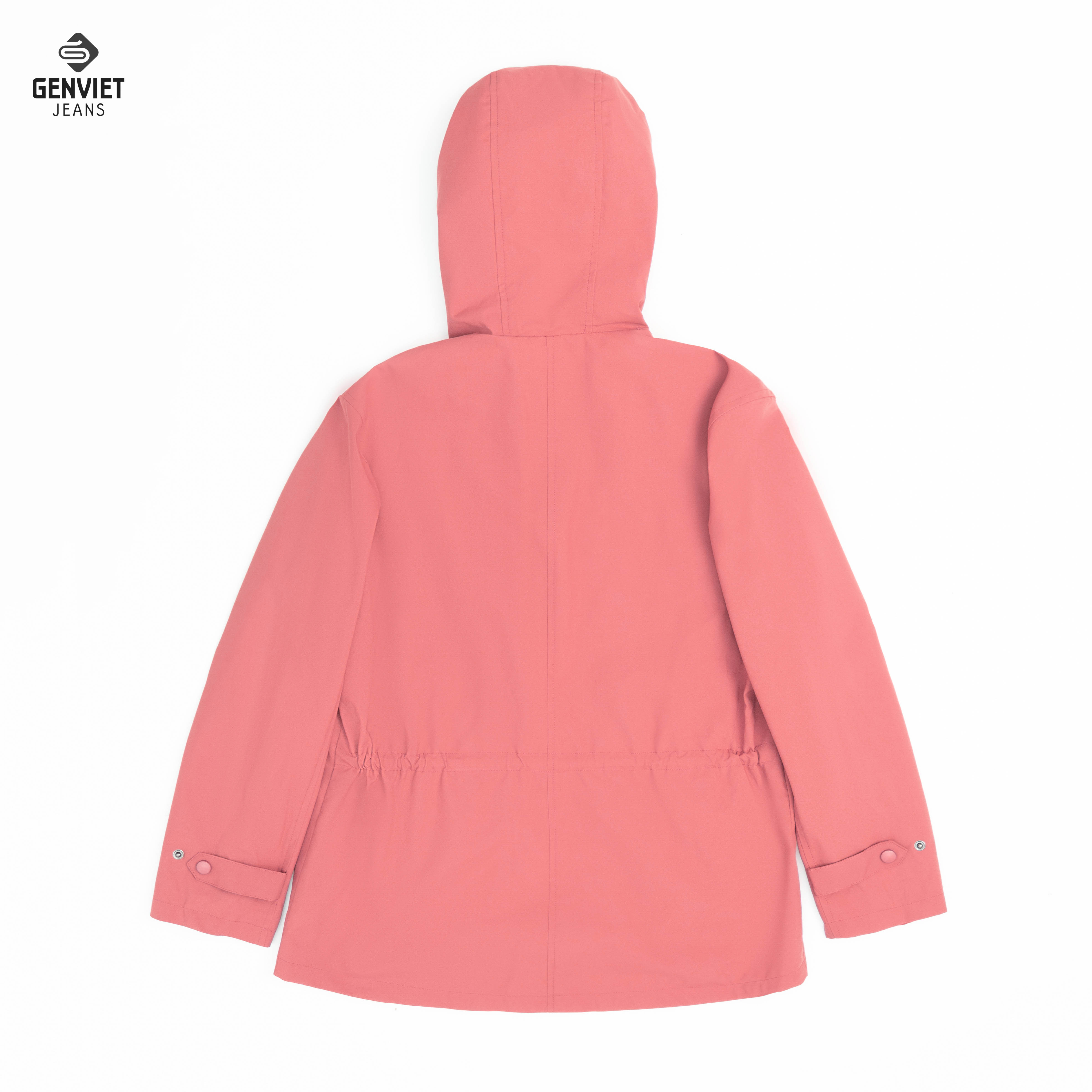 Áo Khoác Gió Parka Nữ GENVIET Cản Gió Cản Nước TK130G8024