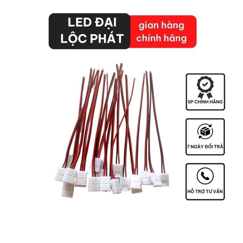 Đầu nối dây đèn led 12v rgb, đầu nối nhanh dây led dán 12v