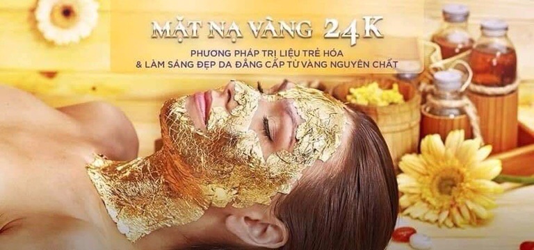 Combo 10 Miếng Mặt Nạ Dát Vàng 24K Nguyên Chất