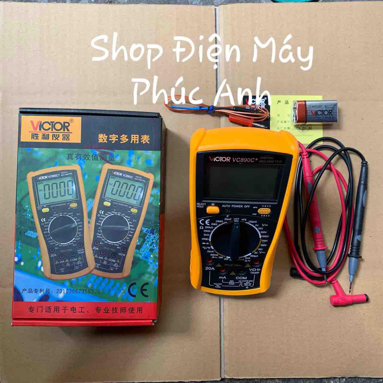 Đồng Hồ Đa Năng Vom VICTOR VC809+