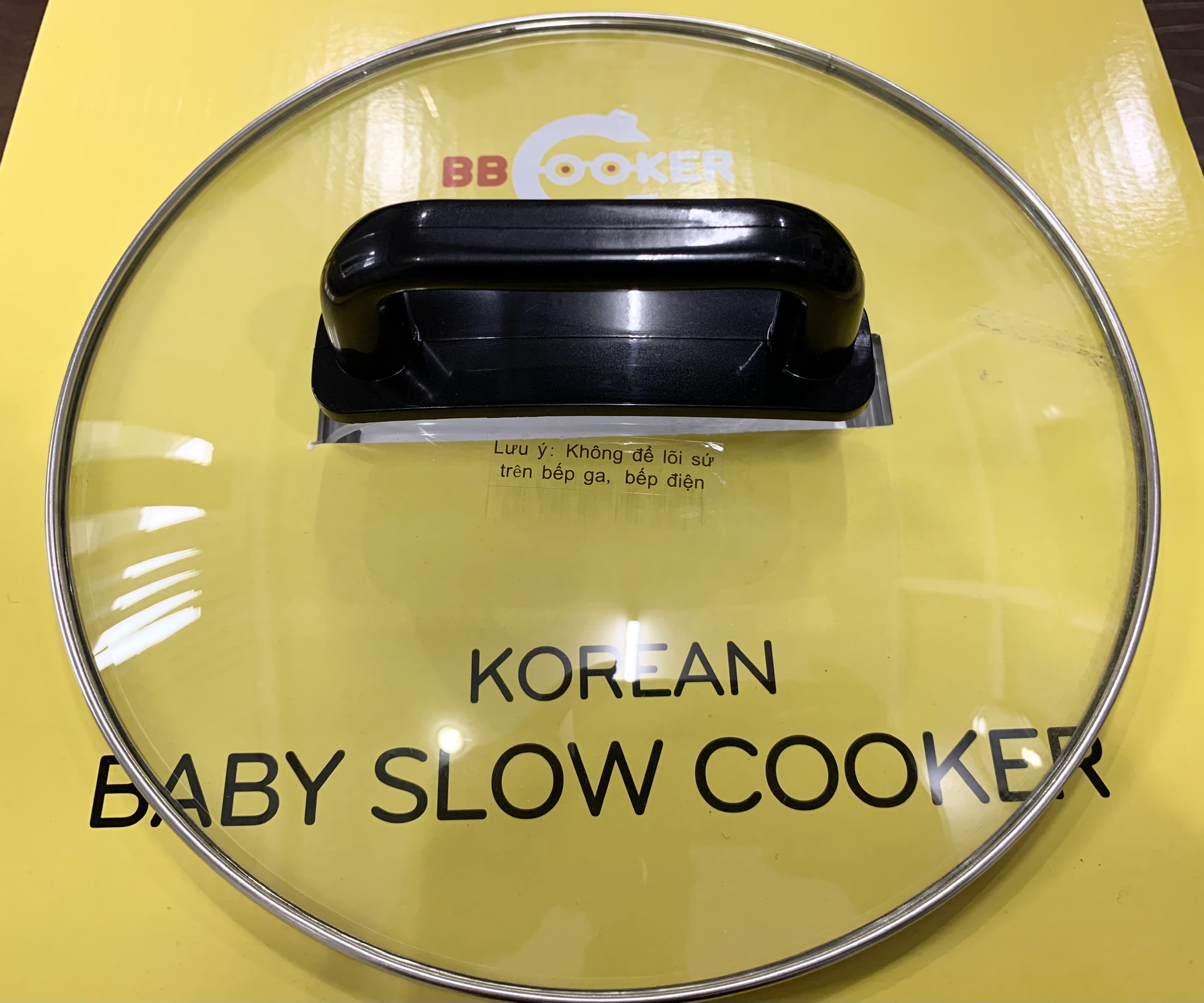 Nắp nồi nấu cháo hầm chậm BBCOOKER 1.5-3.5 Lít
