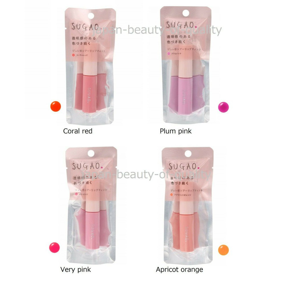 Son Sugao Sheer Lip Tint 4.7ml Nhật Bản