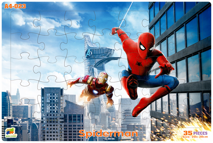 Bộ tranh xếp hình 35 mảnh spiderman
