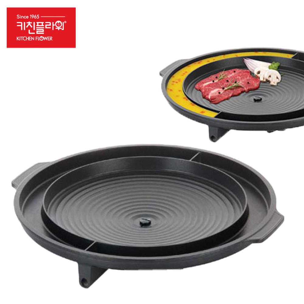 VỈ NƯỚNG TRÊN BẾP GA BẾP CỒN KITCHEN FLOWER NY-2499 Hàn Quốc