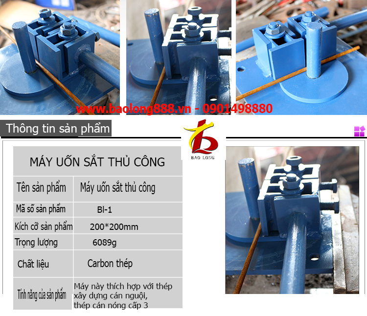 [HCM]Máy uốn sắt thủ công