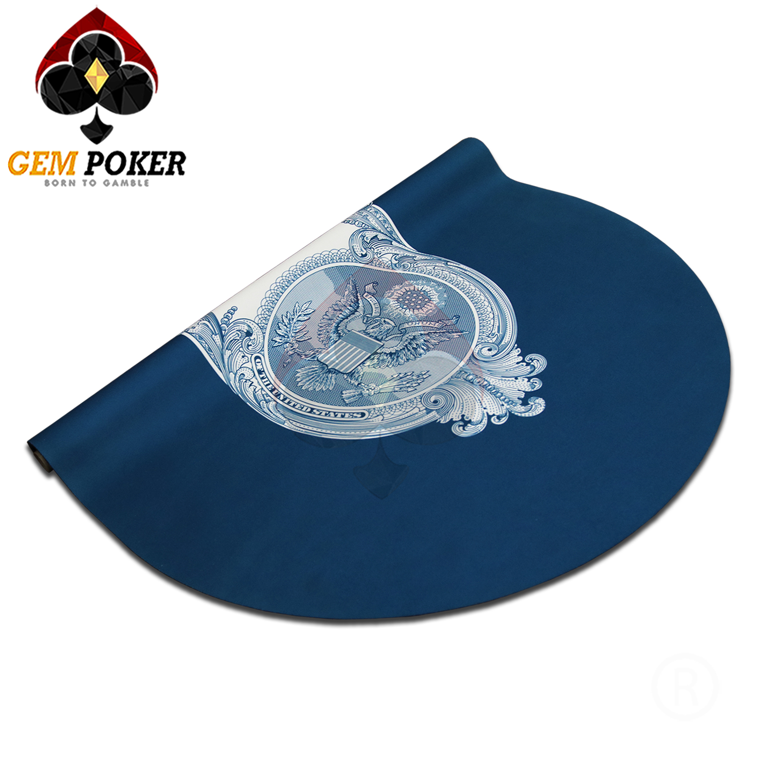 [HCM]THẢM OVAL POKER GEM DOLAR® CAO CẤP