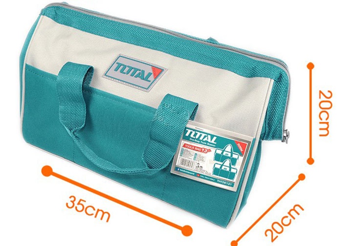 GIỎ ĐỰNG CÔNG CỤ TOTAL THT26131 |TÚI ĐỒ NGHỀ 13 INCH
