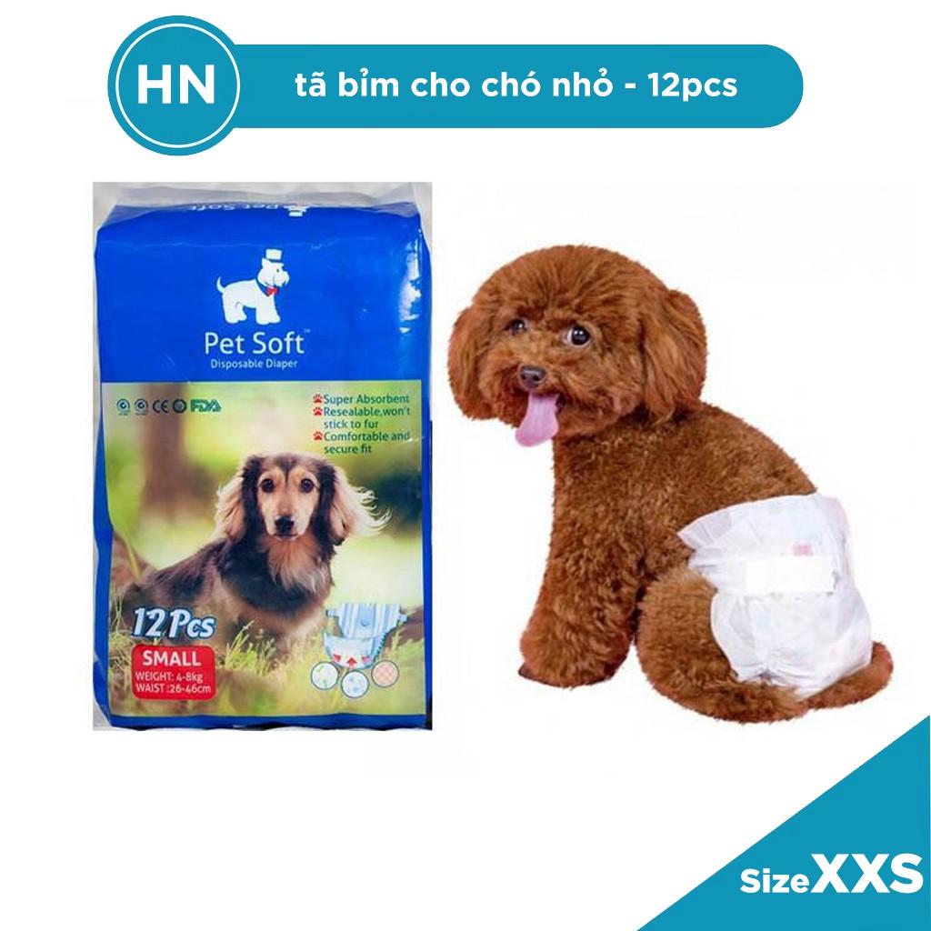 Bịch 12 miếng Tã bỉm vệ sinh cho chó mèo (giống cái)