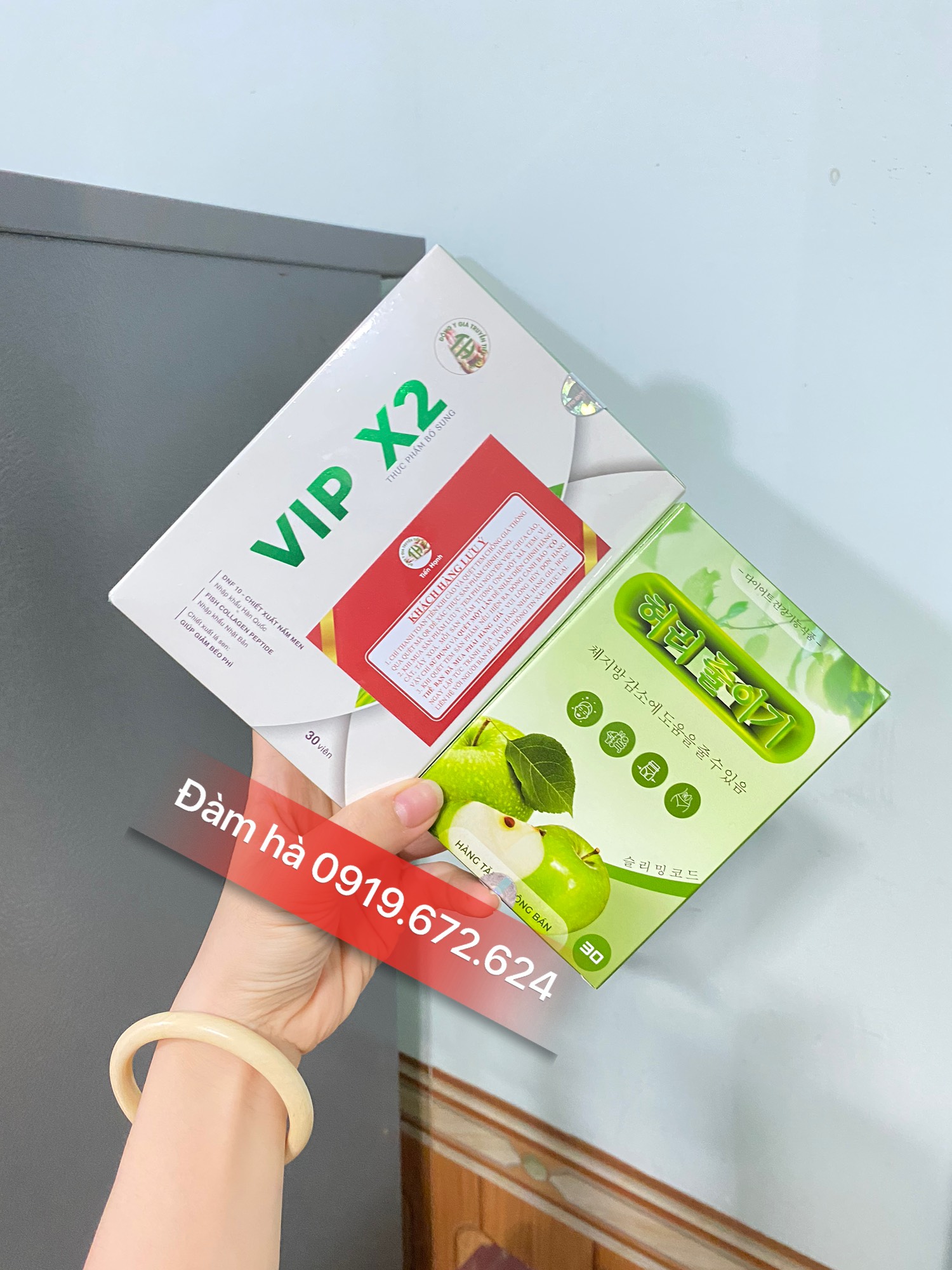 Giảm cân Tiến Hạnh vip x2 mẫu mới tặng detox
