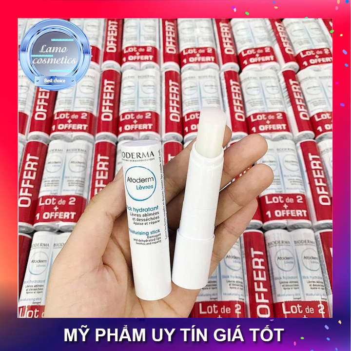 Son Dưỡng Môi Bioderma Atoderm Levres Stick Hydratant 4g