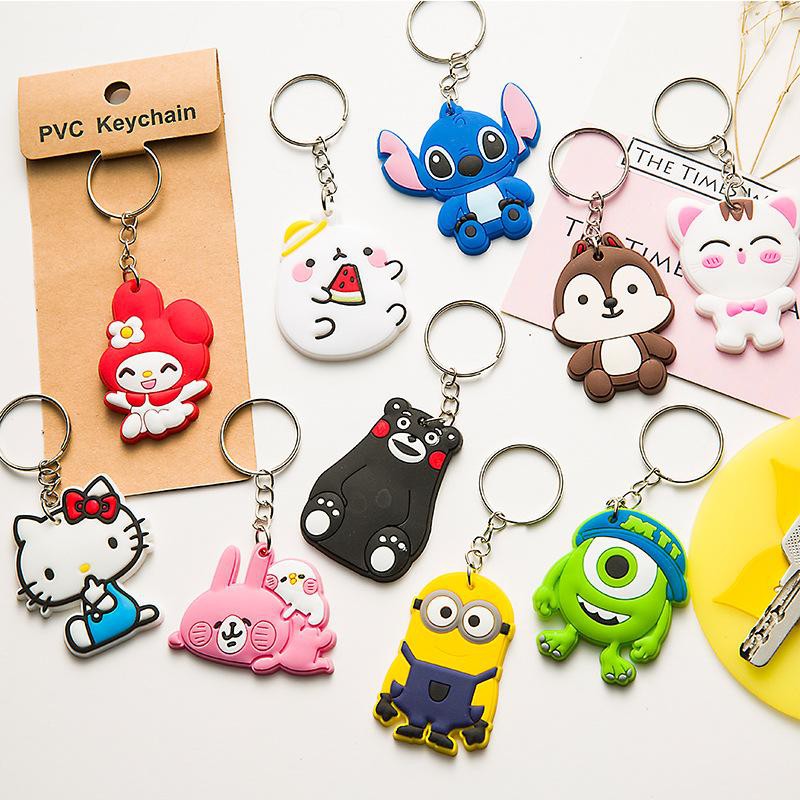 Móc khóa silicon cute nhiều hình đáng yêu