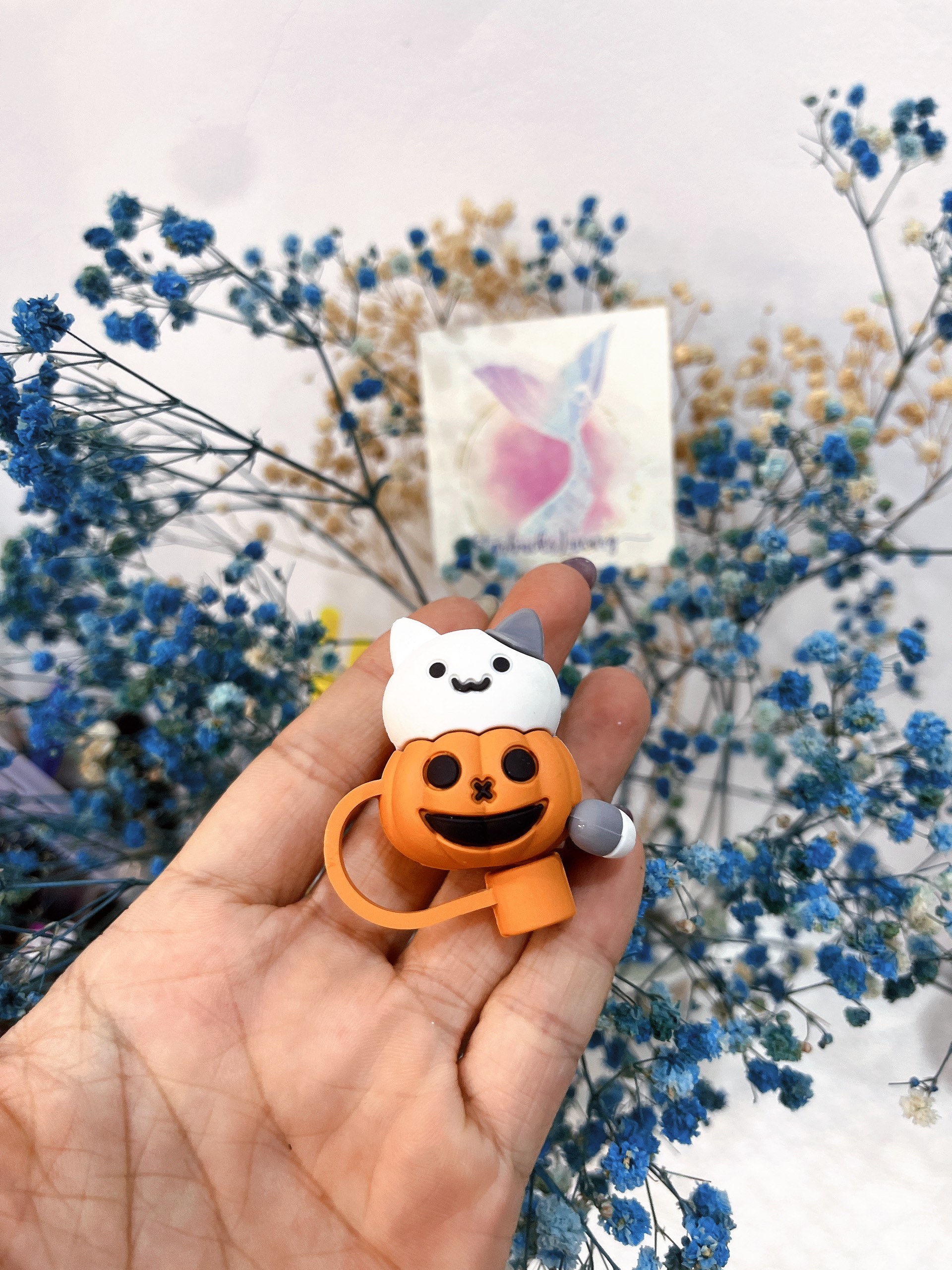 Nút đậy ống hút trang trí ly