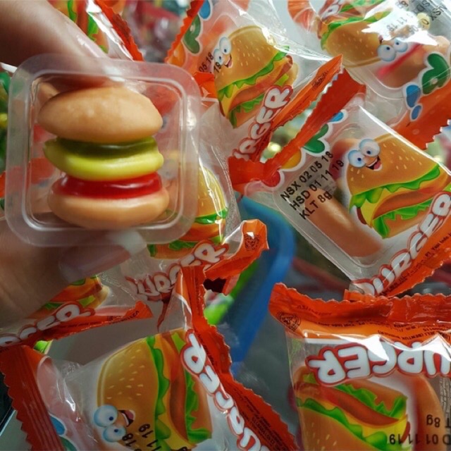 Kẹo dẻo Yupi Burger 60 cái
