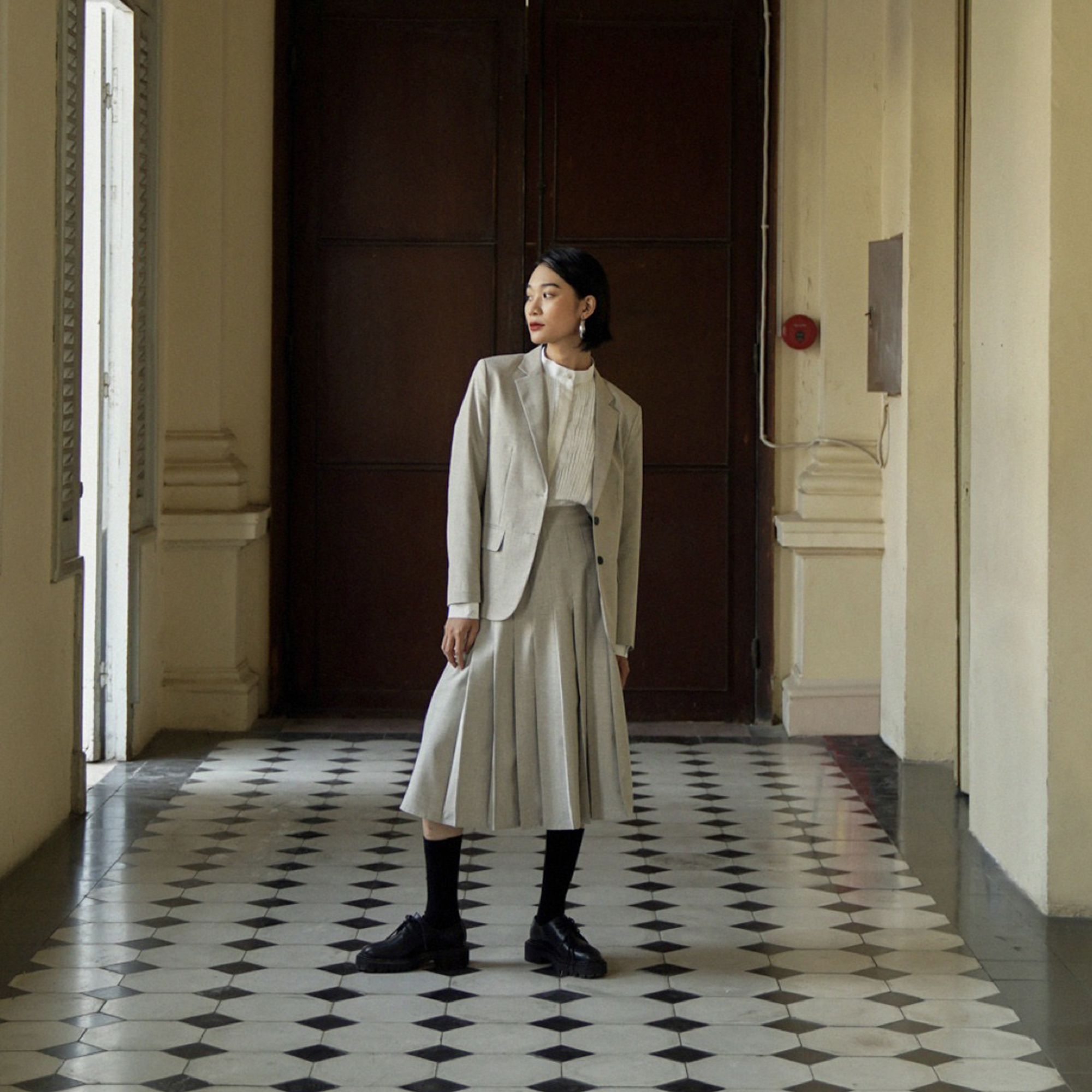 At Least Pleated Skirt Chân Váy Xếp Li