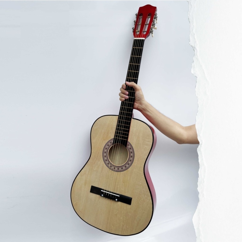 ▽▼✑  Đàn Guitar acoustic gỗ hồng đào dáng D - HÀNG CÓ SẴN