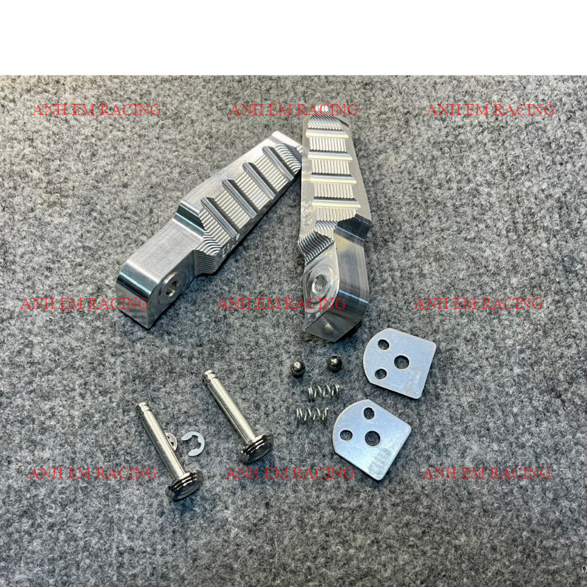 Cặp gác chân sau honda yamaha nhôm cnc nguyên khối 1 cặp