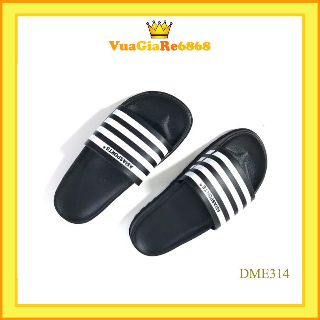 Dép Nhựa Sọc đen trắng BB333