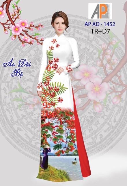 [HCM]Vải áo dài hoa phượng