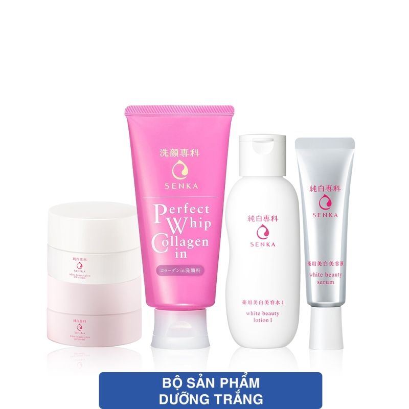 Bộ sản phẩm dưỡng trắng Senka