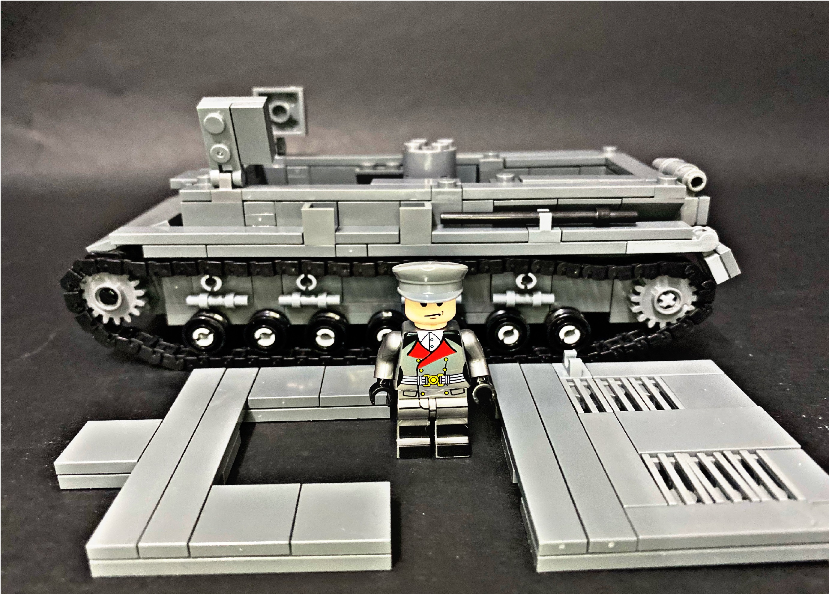 Le Go Đồ Chơi Lắp Ráp Moc Xe Tank Panzer 4 Ausf W2