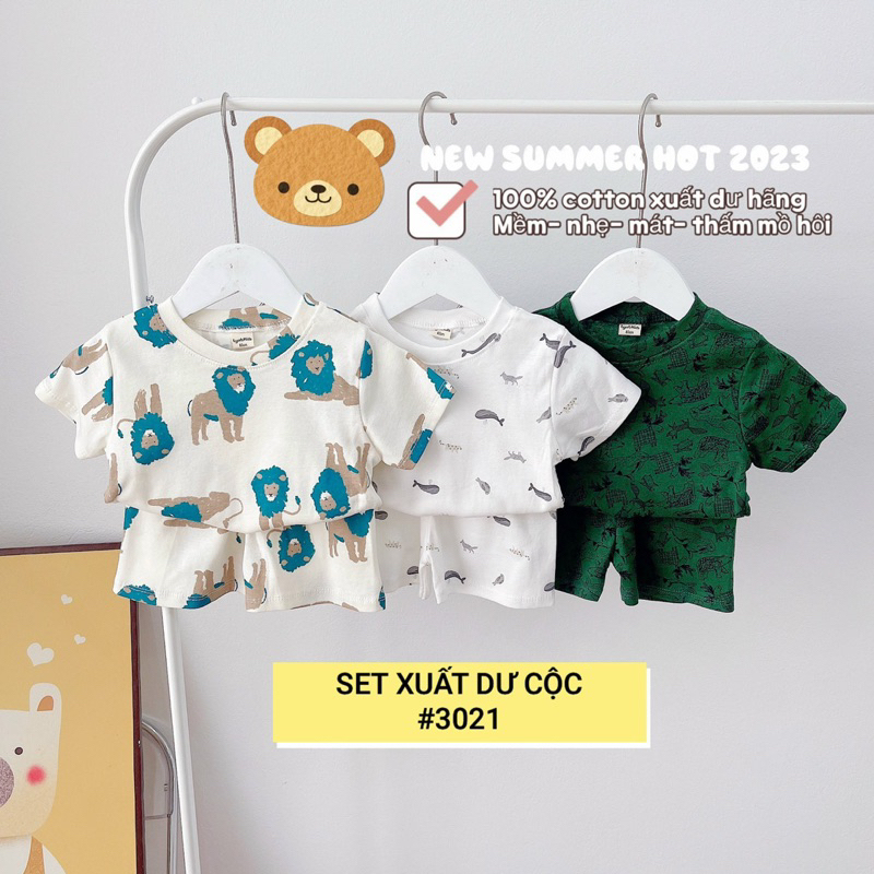 SET 3 BỘ CỘC TAY XUẤT DƯ BÉ TRAI