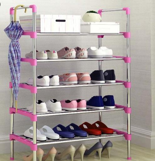 Kệ Để Giày dép 5 Tầng Inox, Giá Để Giày Để Đồ 5 Tầng Inox - SURI STORE (TPHCM)