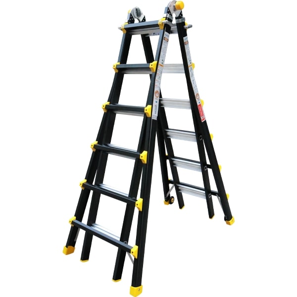 Thang nhôm gấp trượt CHỮ A 3,2m DUỖI THẲNG 5,2m Nikawa NKB46