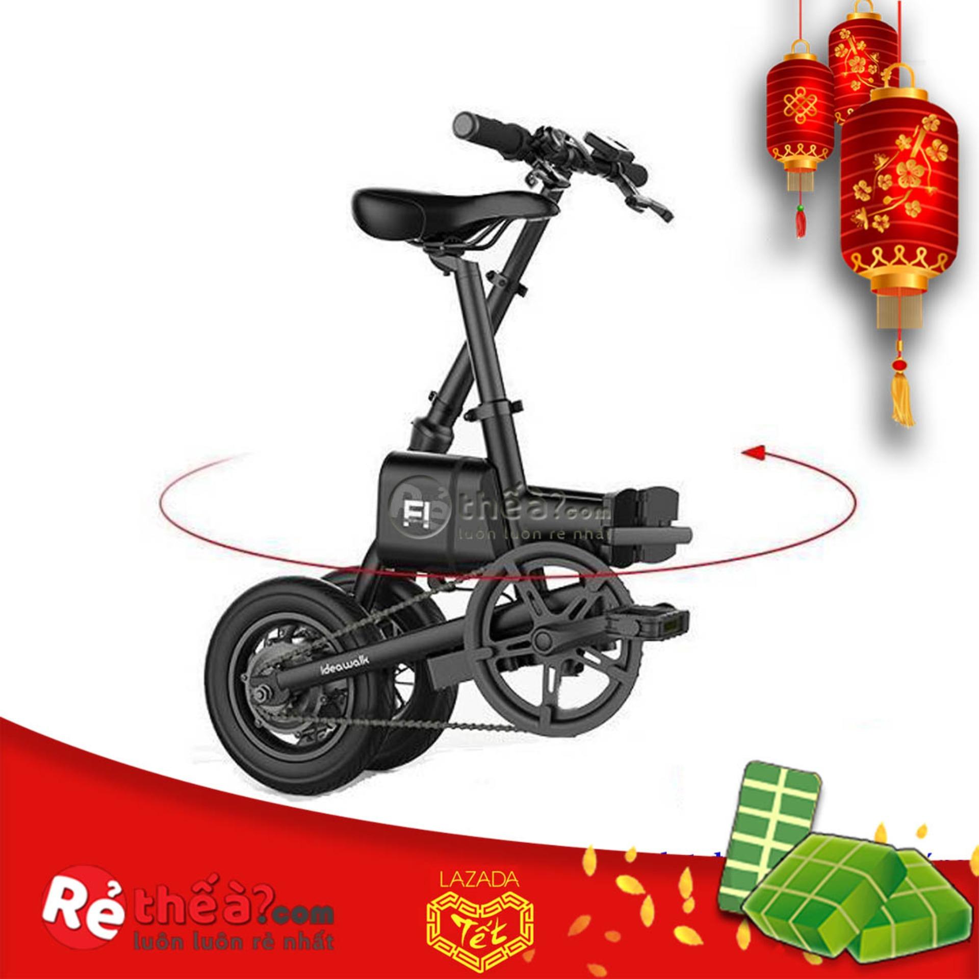 XE ĐẠP ĐIỆN GẤP IDEAWALK F1- MÀU ĐEN