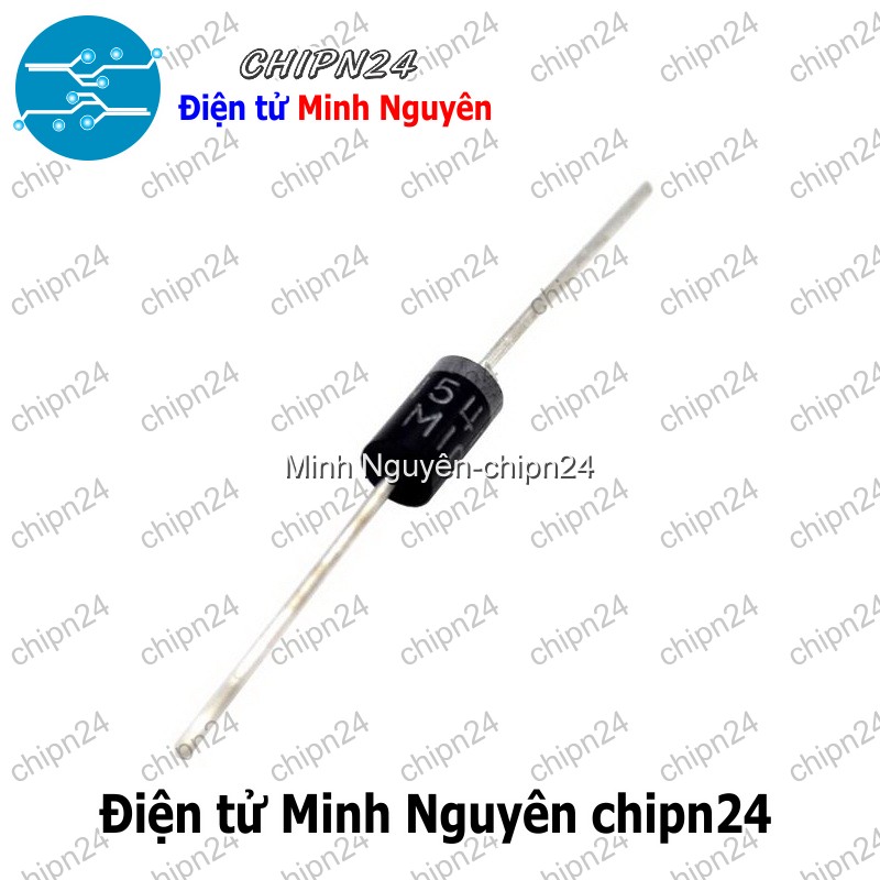 [10 con] (K462) Diode 1N5408 DIP 3A 1000V (IN5408 5408) - HH000217