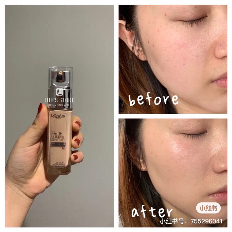 [Nhập RAISINGSTAR18, giảm 30k cho đơn 99k]Kem Nền L’Oreal True Match