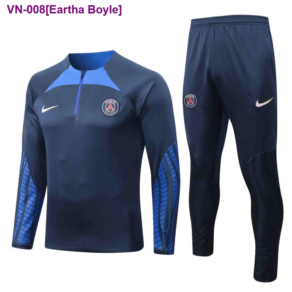 ♈❒ 22x23 psg long sleeve training jersey suits 22-23 men football training shirt tracksuit