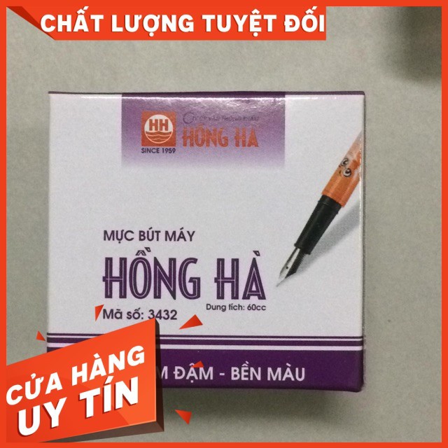 1 lọ mực hồng hà 60ml
