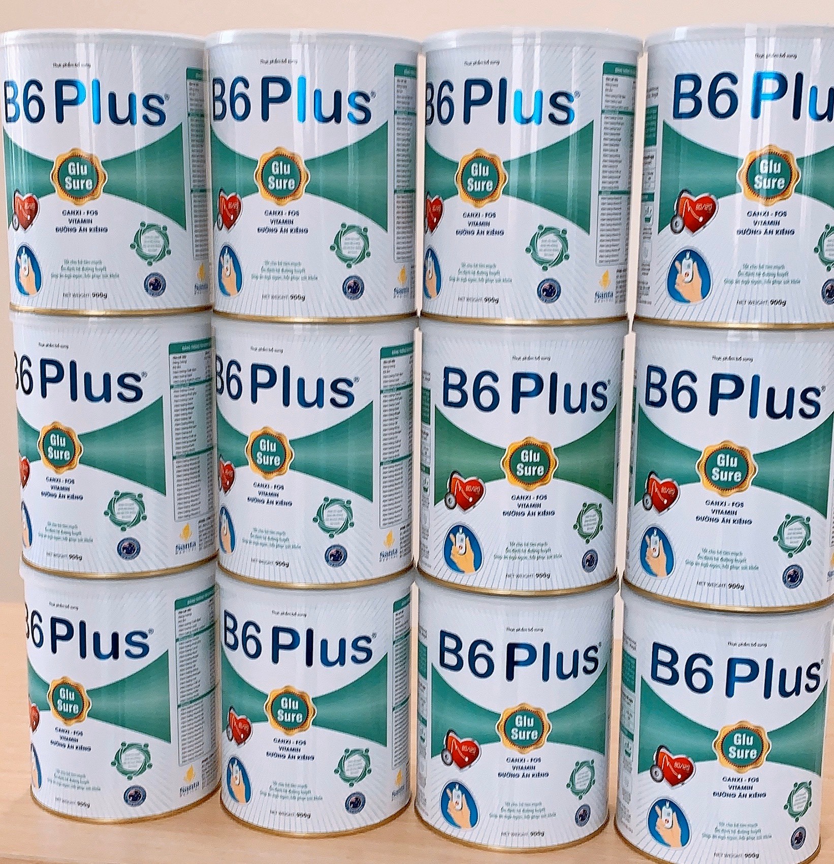SỮA DÀNH CHO NGƯỜI TIỂU ĐƯỜNG B6 PLUS 900GR - B6 Plus GluSure