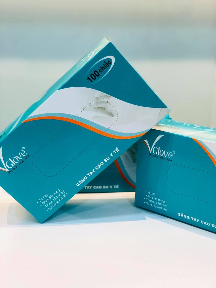 Găng tay có bột Vglove (hộp)